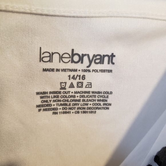 LANE BRYANT CHIFFON TOP WITH CAMI NWT - Picture 9 of 10